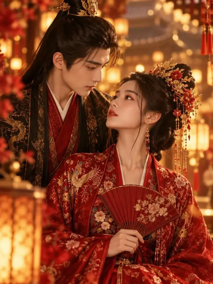 《花轿错抬，我成废王掌心宠》竖版海报